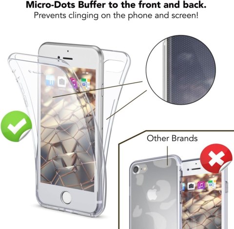 ETUI APPLE IPHONE SE 2022/ 2020 PRZEZROCZYSTE BEZBARWNE OBUSTRONNE BUMPER ETUI APPLE IPHONE SE 2022/ 2020 PRZEZROCZYSTE BEZBARWNE OBUSTRONNE BUMPER