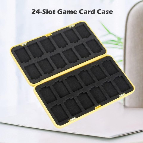 ETUI CASE ORGANIZER NA KARTY NINTENDO SWITCH OLED MICRO SD ZIELONE LISTKI ETUI CASE ORGANIZER NA KARTY NINTENDO SWITCH OLED MICRO SD ZIELONE LISTKI
