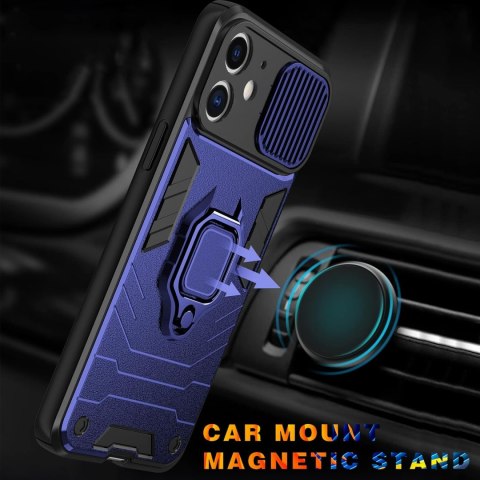 ETUI OCHRONNE APPLE IPHONE 11 GRANATOWE OCHRONA APARATU PIERŚCIEŃ SOLIDNE ETUI OCHRONNE APPLE IPHONE 11 GRANATOWE OCHRONA APARATU PIERŚCIEŃ SOLIDNE