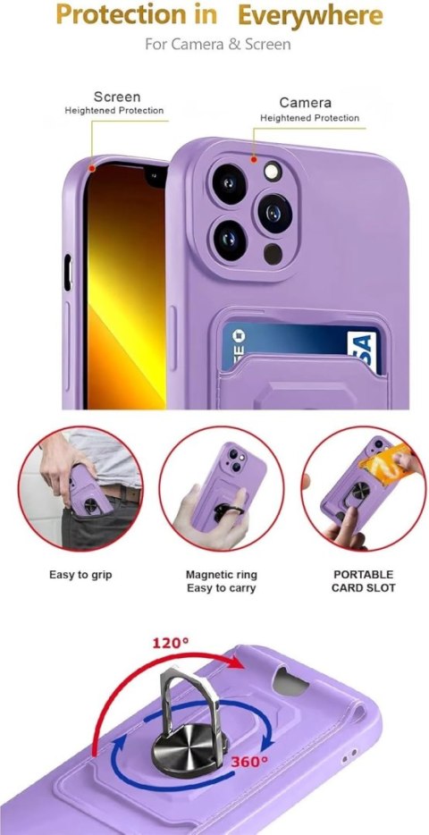 ETUI OCHRONNE APPLE IPHONE 13 PRO MAX FIOLETOWE MATOWE PIERŚCIEŃ +SMYCZ ETUI OCHRONNE APPLE IPHONE 13 PRO MAX FIOLETOWE MATOWE PIERŚCIEŃ +SMYCZ