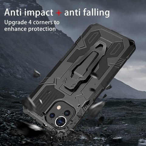 ETUI OCHRONNE XIAOMI MI 11 LITE 5G/4G CZARNE PORZĄDNE Z PODSTAWKĄ M2101K9C ETUI OCHRONNE XIAOMI MI 11 LITE 5G/4G CZARNE PORZĄDNE Z PODSTAWKĄ M2101K9C