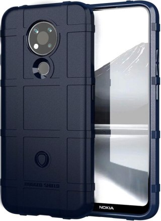 ETUI OCHRONNE NOKIA 3.4 NIEBIESKIE GRANATOWE WYTRZYMAŁE SOLIDNE