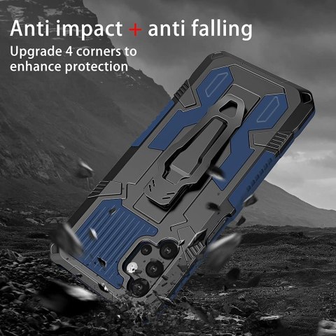 ETUI OCHRONNE SAMSUNG GALAXY A32 5G CZARNO NIEBIESKIE PORZĄDNE Z PODSTAWKĄ ETUI OCHRONNE SAMSUNG GALAXY A32 5G CZARNO NIEBIESKIE PORZĄDNE Z PODSTAWKĄ