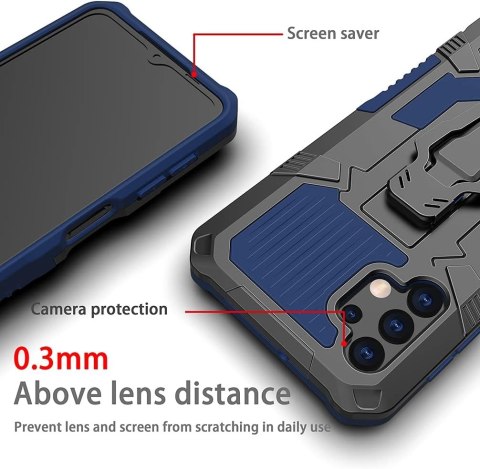 ETUI OCHRONNE SAMSUNG GALAXY A32 5G CZARNO NIEBIESKIE PORZĄDNE Z PODSTAWKĄ ETUI OCHRONNE SAMSUNG GALAXY A32 5G CZARNO NIEBIESKIE PORZĄDNE Z PODSTAWKĄ