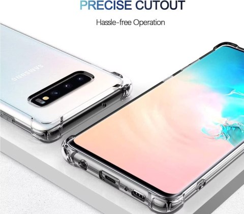 ETUI OCHRONNE SAMSUNG GALAXY S10 PLUS PRZEZROCZYSTE BEZBARWNE WYTRZYMAŁE ETUI OCHRONNE SAMSUNG GALAXY S10 PLUS PRZEZROCZYSTE BEZBARWNE WYTRZYMAŁE