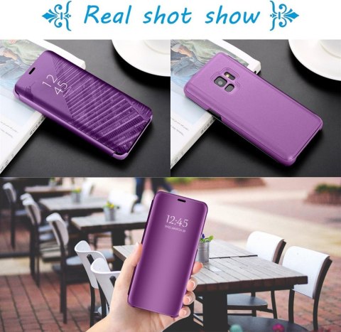 ETUI OCHRONNE SAMSUNG GALAXY S9+ FIOLETOWE ZAMYKANE Z KLAPKĄ LUSTRZANE ETUI OCHRONNE SAMSUNG GALAXY S9+ FIOLETOWE ZAMYKANE Z KLAPKĄ LUSTRZANE