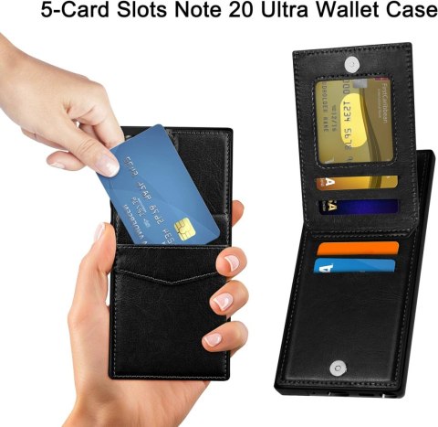 ETUI SAMSUNG GALAXY A53 CZARNE MAGNETYCZNY PORTFEL NA KARTY CARD HOLDER ETUI SAMSUNG GALAXY A53 CZARNE MAGNETYCZNY PORTFEL NA KARTY CARD HOLDER