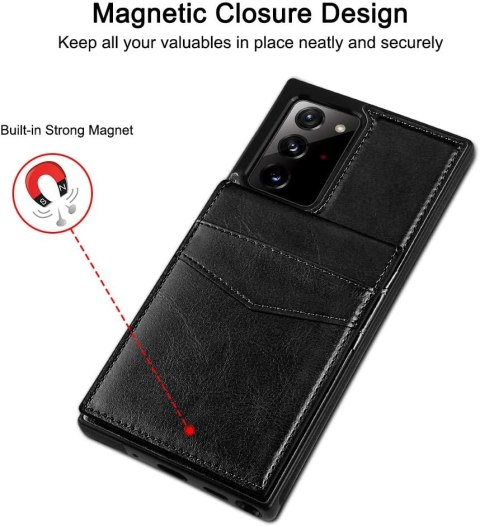 ETUI SAMSUNG GALAXY A53 CZARNE MAGNETYCZNY PORTFEL NA KARTY CARD HOLDER ETUI SAMSUNG GALAXY A53 CZARNE MAGNETYCZNY PORTFEL NA KARTY CARD HOLDER