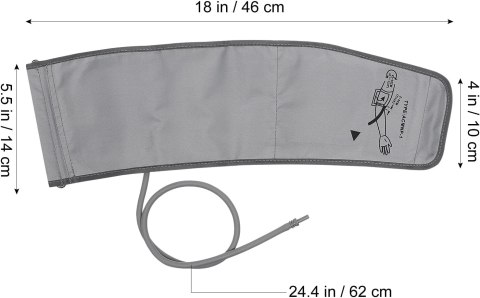 MANKIET DO CIŚNIOMIERZA 22-32cm SZARY MANKIET DO CIŚNIOMIERZA 22-32cm SZARY