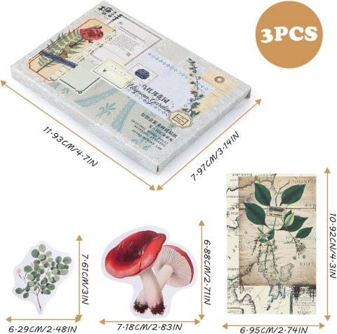 ZESTAW 180 NAKLEJEK SCRAPBOOKING VINTAGE NATURALNY ROŚLINY RETRO WASHI DIY ZESTAW 180 NAKLEJEK SCRAPBOOKING VINTAGE NATURALNY ROŚLINY RETRO WASHI DIY