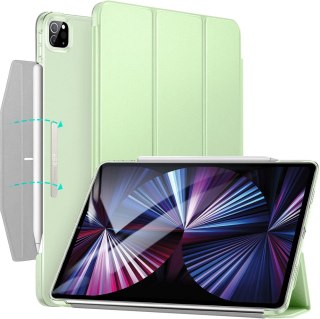 ETUI APPLE IPAD PRO 11 3 GENERACJA 2021 MIĘTOWY JASNY ZAMYKANY Z KLAPKĄ
