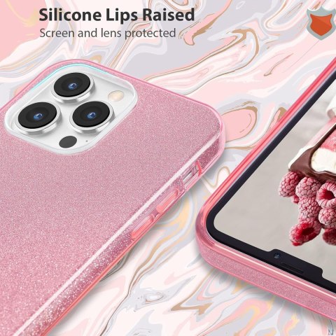 ETUI APPLE IPHONE 13 PRO MAX/ 12 PRO MAX BŁYSZCZĄCE BROKATOWE RÓŻOWE A2484 ETUI APPLE IPHONE 13 PRO MAX/ 12 PRO MAX BŁYSZCZĄCE BROKATOWE RÓŻOWE A2484
