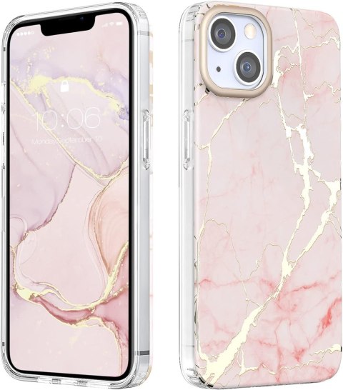 ETUI APPLE IPHONE 13 RÓŻOWO BIAŁY BŁYSZCZĄCE CASE OCHRONNY A2482 ETUI APPLE IPHONE 13 RÓŻOWO BIAŁY BŁYSZCZĄCE CASE OCHRONNY A2482