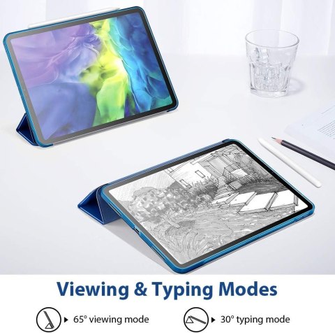 ETUI DO APPLE IPAD PRO 11 NIEBIESKIE ZAMYKANE OCHRONNE GUMOWY TYŁ SOLIDNE ETUI DO APPLE IPAD PRO 11 NIEBIESKIE ZAMYKANE OCHRONNE GUMOWY TYŁ SOLIDNE