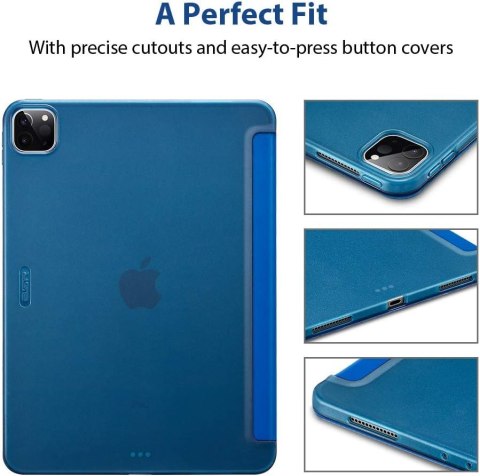 ETUI DO APPLE IPAD PRO 11 NIEBIESKIE ZAMYKANE OCHRONNE GUMOWY TYŁ SOLIDNE ETUI DO APPLE IPAD PRO 11 NIEBIESKIE ZAMYKANE OCHRONNE GUMOWY TYŁ SOLIDNE