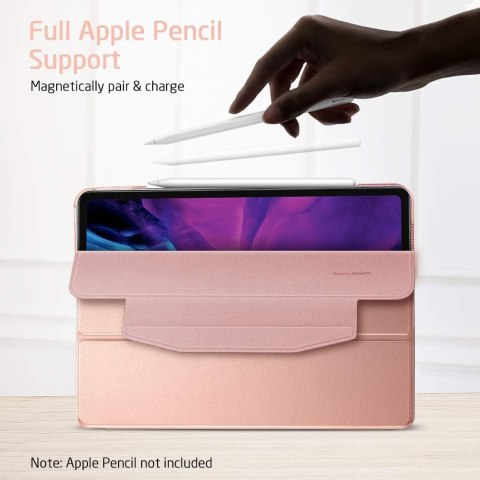 ETUI DO APPLE IPAD PRO 12.9 RÓŻOWY EKO SKÓRA ZAMYKANY 2018/2020/2021/2022 ETUI DO APPLE IPAD PRO 12.9 RÓŻOWY EKO SKÓRA ZAMYKANY 2018/2020/2021/2022