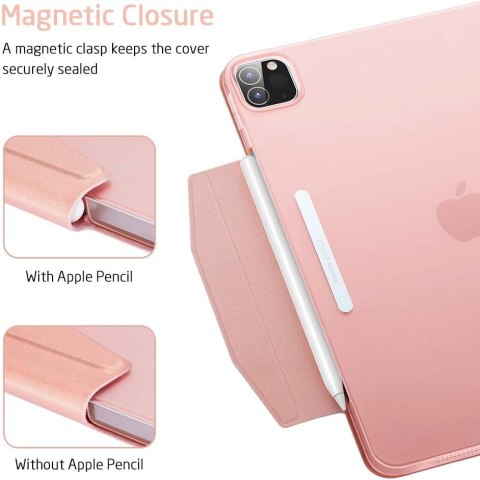 ETUI DO APPLE IPAD PRO 12.9 RÓŻOWY EKO SKÓRA ZAMYKANY 2018/2020/2021/2022 ETUI DO APPLE IPAD PRO 12.9 RÓŻOWY EKO SKÓRA ZAMYKANY 2018/2020/2021/2022