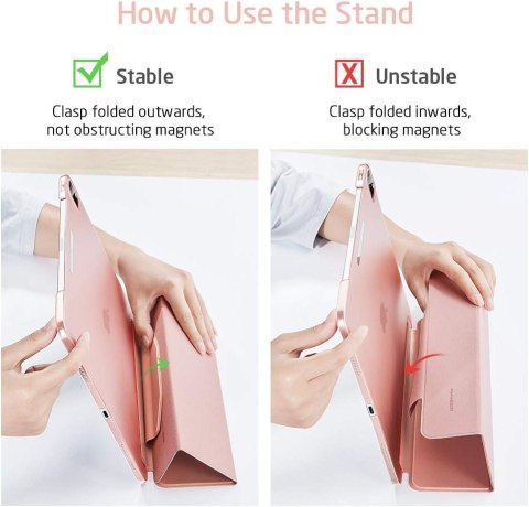 ETUI DO APPLE IPAD PRO 12.9 RÓŻOWY EKO SKÓRA ZAMYKANY 2018/2020/2021/2022 ETUI DO APPLE IPAD PRO 12.9 RÓŻOWY EKO SKÓRA ZAMYKANY 2018/2020/2021/2022