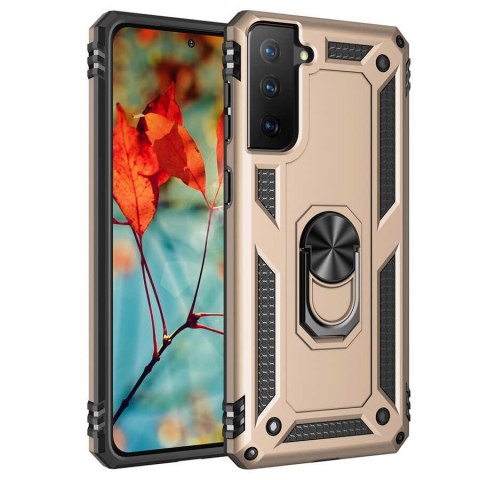ETUI DO SAMSUNG GALAXY S22 Z RINGIEM NA PALEC CASE ZŁOTY SILIKONOWY ETUI DO SAMSUNG GALAXY S22 Z RINGIEM NA PALEC CASE ZŁOTY SILIKONOWY