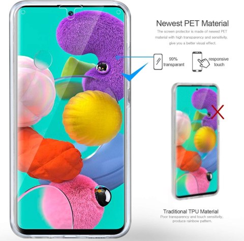 ETUI OCHRONNE SAMSUNG GALAXY A51 PRZEZROCZYSTE BEZBARWNE BUMPER SM-A515F