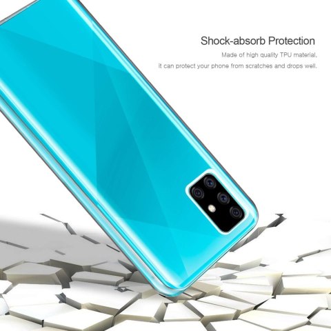 ETUI OCHRONNE SAMSUNG GALAXY A51 PRZEZROCZYSTE BEZBARWNE BUMPER SM-A515F