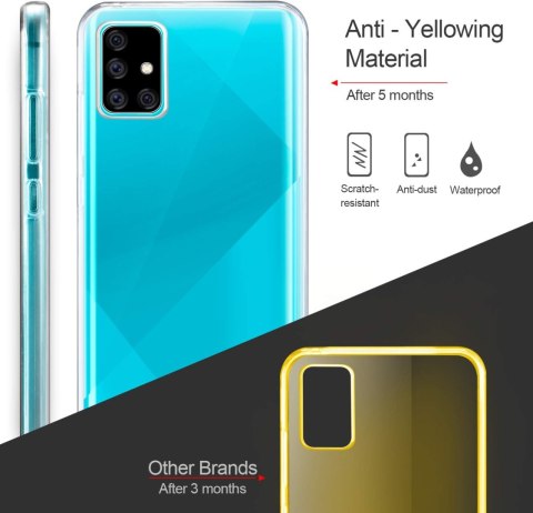 ETUI OCHRONNE SAMSUNG GALAXY A51 PRZEZROCZYSTE BEZBARWNE BUMPER SM-A515F