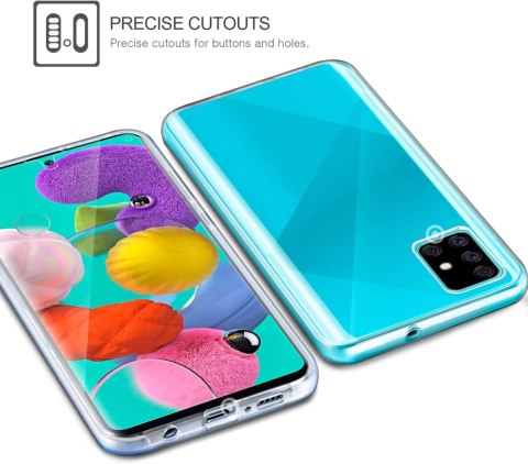 ETUI OCHRONNE SAMSUNG GALAXY A51 PRZEZROCZYSTE BEZBARWNE BUMPER SM-A515F