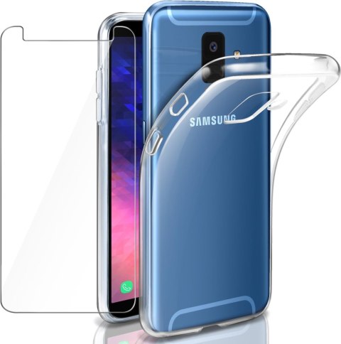 ETUI OCHRONNE SAMSUNG GALAXY A6 PRZEZROCZYSTE BEZBARWNE 1X SZKŁO CASE ETUI OCHRONNE SAMSUNG GALAXY A6 PRZEZROCZYSTE BEZBARWNE 1X SZKŁO CASE