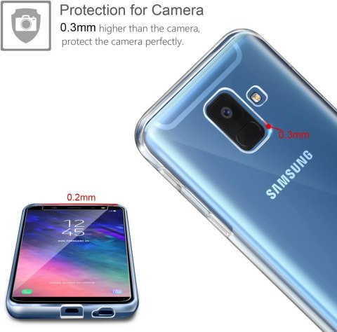 ETUI OCHRONNE SAMSUNG GALAXY A6 PRZEZROCZYSTE BEZBARWNE 1X SZKŁO CASE ETUI OCHRONNE SAMSUNG GALAXY A6 PRZEZROCZYSTE BEZBARWNE 1X SZKŁO CASE