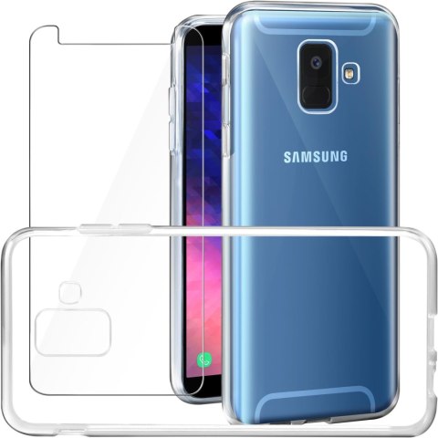 ETUI OCHRONNE SAMSUNG GALAXY A6 PRZEZROCZYSTE BEZBARWNE 1X SZKŁO CASE ETUI OCHRONNE SAMSUNG GALAXY A6 PRZEZROCZYSTE BEZBARWNE 1X SZKŁO CASE