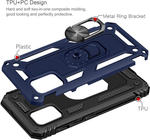 ETUI OCHRONNE SAMSUNG GALAXY A71 GRANATOWE CIEMNE 2X SZKŁO PIERŚCIEŃ CASE ETUI OCHRONNE SAMSUNG GALAXY A71 GRANATOWE CIEMNE 2X SZKŁO PIERŚCIEŃ CASE