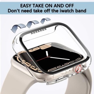 ETUI OCHRONNE ZEGAREK APPLE WATCH SERIES 1/2/3 - 42mm CZARNE RAMKI 2szt