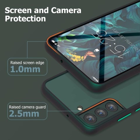 ETUI SAMSUNG GALAXY S22+ PRZEZROCZYSTE CASE OCHRONNY ZIELONA RAMKA ETUI SAMSUNG GALAXY S22+ PRZEZROCZYSTE CASE OCHRONNY ZIELONA RAMKA