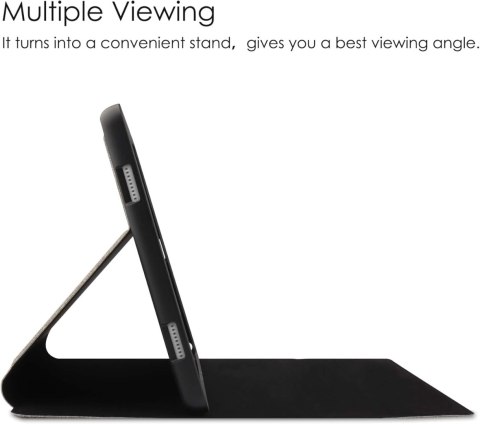 ETUI SAMSUNG GALAXY TAB A7 ZAMYKANE Z KLAWIATURĄ KABEL USB CIEMNE SZARE