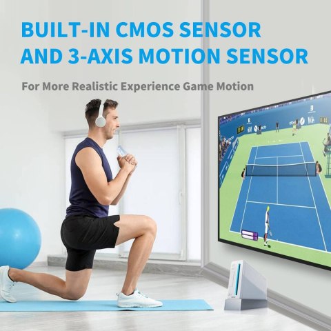 KONTROLER do Wii Motion Plus Nunchuck zamiennik BIAŁY 1kpl TechKen KONTROLER do Wii Motion Plus Nunchuck zamiennik BIAŁY 1kpl TechKen
