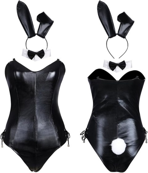 KOSTIUM NA IMPREZĘ HALLOWEEN SEKSOWNY KRÓLICZEK PLAYBOY CZARNY 3XL KOSTIUM NA IMPREZĘ HALLOWEEN SEKSOWNY KRÓLICZEK PLAYBOY CZARNY 3XL