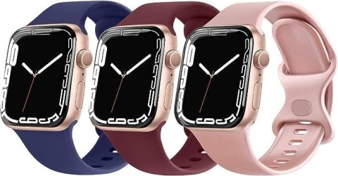 3x PASEK DO ZEGARKA APPLE WATCH 38/40/41mm SE/9/8/7/6/5/4/3/2 RÓŻNE KOLORY 3x PASEK DO ZEGARKA APPLE WATCH 38/40/41mm SE/9/8/7/6/5/4/3/2 RÓŻNE KOLORY