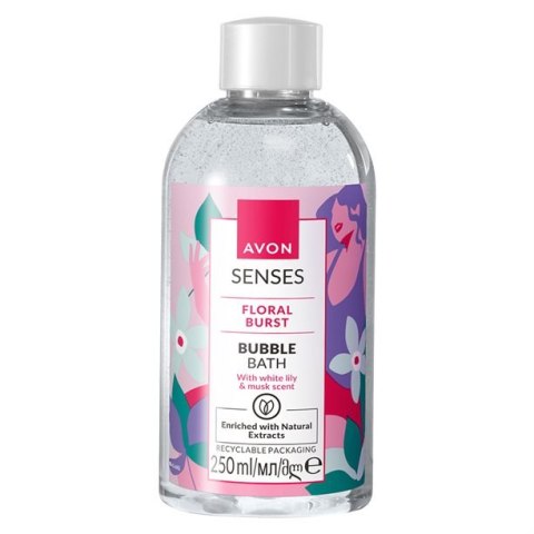AVON PŁYN DO KĄPIELI FLORAL BURST BIAŁA LILIA PIŻMO 250ML AVON PŁYN DO KĄPIELI FLORAL BURST BIAŁA LILIA PIŻMO 250ML