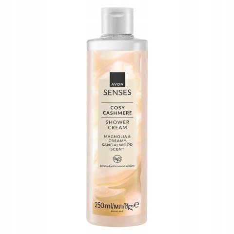AVON ŻEL POD PRYSZNIC COSY CASHMERE SENSES MAGNOLIA DRZEWO SANDAŁOWE 250ML AVON ŻEL POD PRYSZNIC COSY CASHMERE SENSES MAGNOLIA DRZEWO SANDAŁOWE 250ML