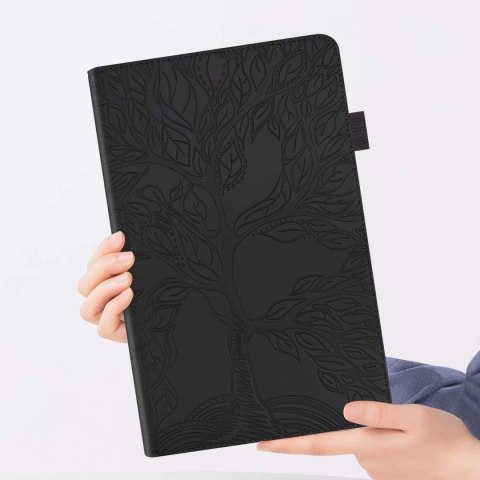 ETUI DO APPLE IPAD 10.2" 9 GEN SKÓRZANE CZARNE Z KLAPKĄ OCHRONNE EKO +RYSIK ETUI DO APPLE IPAD 10.2" 9 GEN SKÓRZANE CZARNE Z KLAPKĄ OCHRONNE EKO +RYSIK