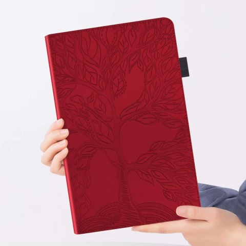 ETUI DO APPLE IPAD 10.2 SKÓRZANE CZERWONE Z KLAPKĄ OCHRONNE EKO +RYSIK ETUI DO APPLE IPAD 10.2 SKÓRZANE CZERWONE Z KLAPKĄ OCHRONNE EKO +RYSIK