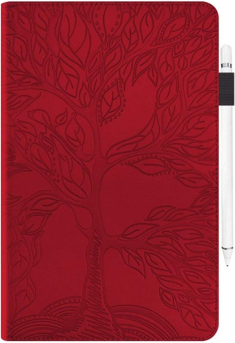 ETUI DO APPLE IPAD 10.2 SKÓRZANE CZERWONE Z KLAPKĄ OCHRONNE EKO +RYSIK ETUI DO APPLE IPAD 10.2 SKÓRZANE CZERWONE Z KLAPKĄ OCHRONNE EKO +RYSIK