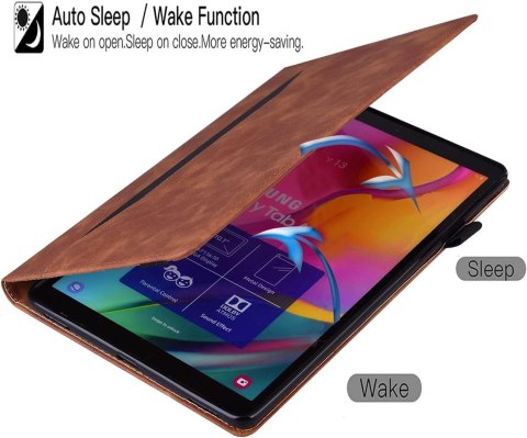 ETUI DO APPLE IPAD AIR 4 10.9" Z KLAPKĄ BRĄZOWY EKO SKÓRA +SZKŁO +RYSIK ETUI DO APPLE IPAD AIR 4 10.9" Z KLAPKĄ BRĄZOWY EKO SKÓRA +SZKŁO +RYSIK