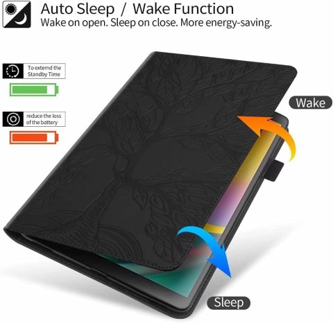 ETUI DO APPLE IPAD AIR 4 10.9" Z KLAPKĄ CZARNY EKO SKÓRA OCHRONNY CASE ETUI DO APPLE IPAD AIR 4 10.9" Z KLAPKĄ CZARNY EKO SKÓRA OCHRONNY CASE
