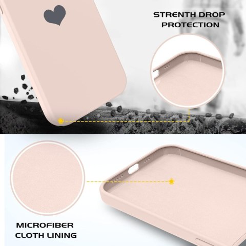 ETUI DO APPLE IPHONE 12 SILIKONOWY RÓŻOWY CASE OBUDOWA PLECKI