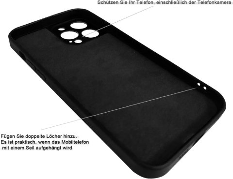 ETUI DO APPLE IPHONE 13 PRO MAX CASE CZARNY SILIKONOWY DOPASOWANY ETUI DO APPLE IPHONE 13 PRO MAX CASE CZARNY SILIKONOWY DOPASOWANY