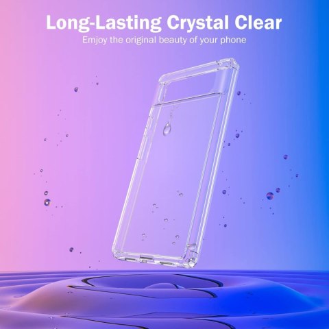 ETUI DO GOOGLE PIXEL 6 PRO PRZEZROCZYSTY CASE SILIKONOWY ODPORNY GRUBY