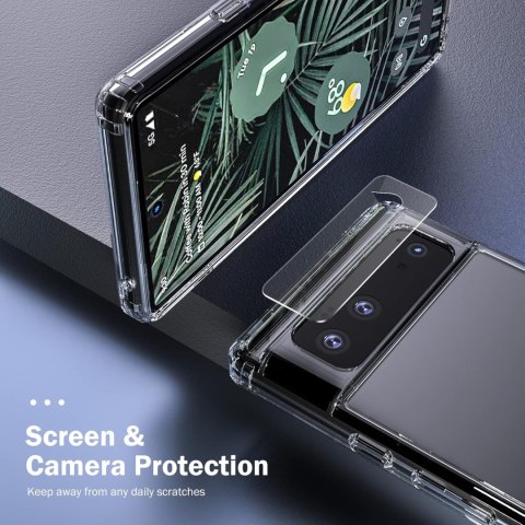 ETUI DO GOOGLE PIXEL 6 PRO PRZEZROCZYSTY CASE SILIKONOWY ODPORNY GRUBY