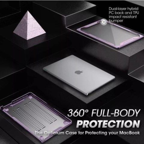 ETUI DO MACBOOK PRO 16" 2021 A2485 M1 Pro/M1 Max FIOLETOWE twarde Supcase ETUI DO MACBOOK PRO 16" 2021 A2485 M1 Pro/M1 Max FIOLETOWE twarde Supcase