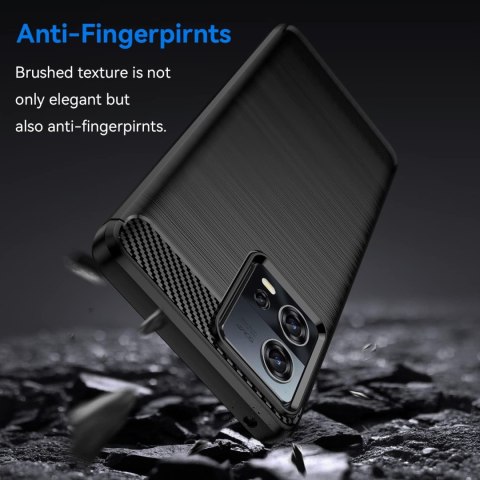 ETUI DO MOTOROLA MOTO S30 PRO CZARNE SILIKONOWE ELASTYCZNE WYTRZYMAŁE